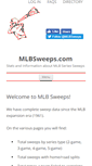 Mobile Screenshot of mlbsweeps.com